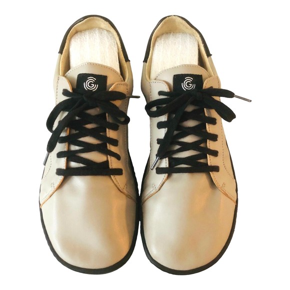 Groundies Urban Barefootwear Minimalist Supersoft Vegan Sneakers Beige Women 41 - Picture 6 of 9